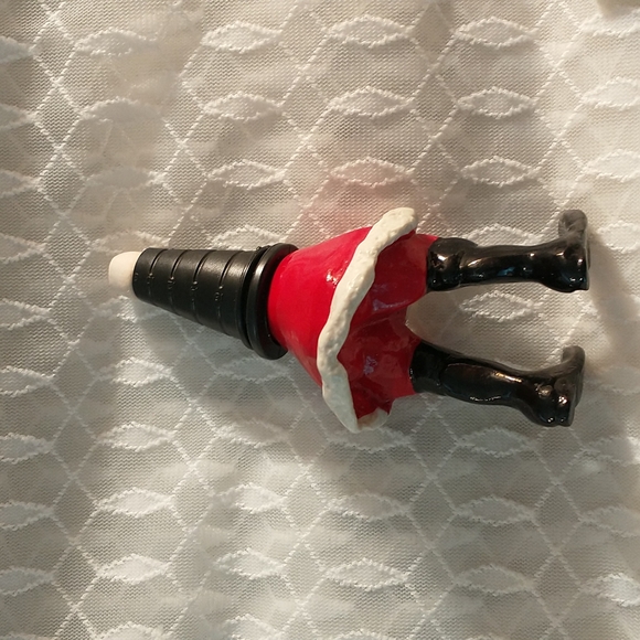 Laureston Designs Resin Santa Claus Legs Bottle Stopper - E3 - Picture 2 of 4